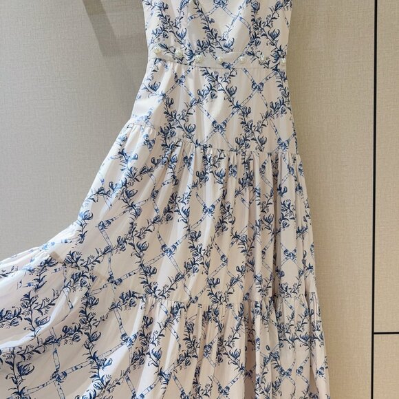 Agua by Agua Bendita Blue Floral Maxi Dress - Picture 6 of 8